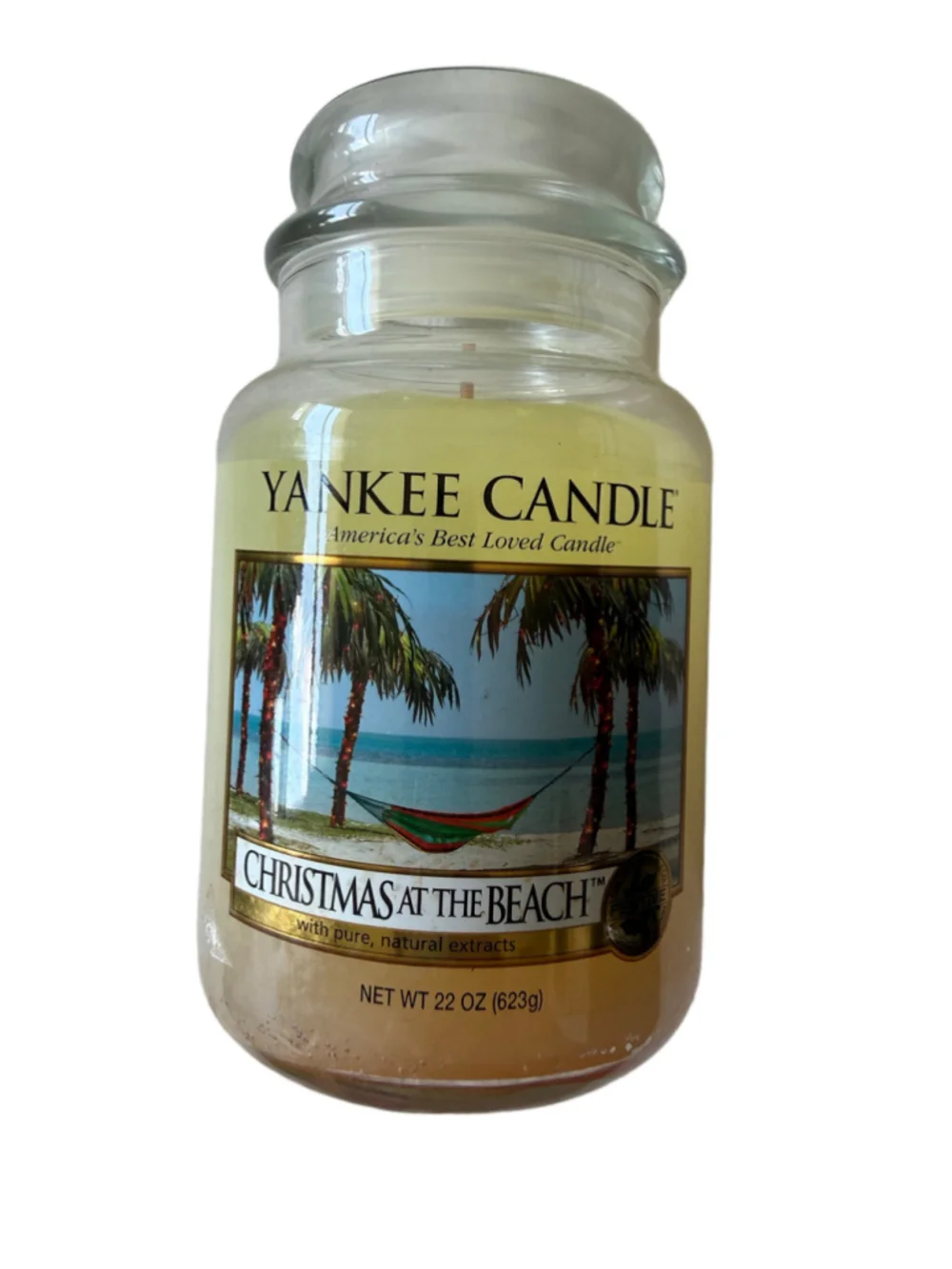 NEW Yankee Candle Christmas At The Beach 22 Oz Large Jar